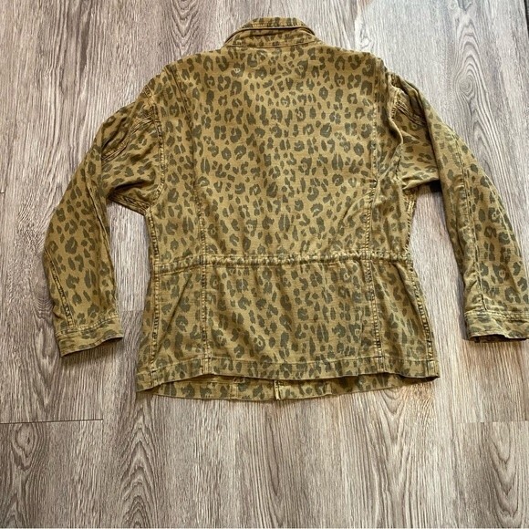 Frame cheetah print cargo jacket size small - Picture 2 of 14